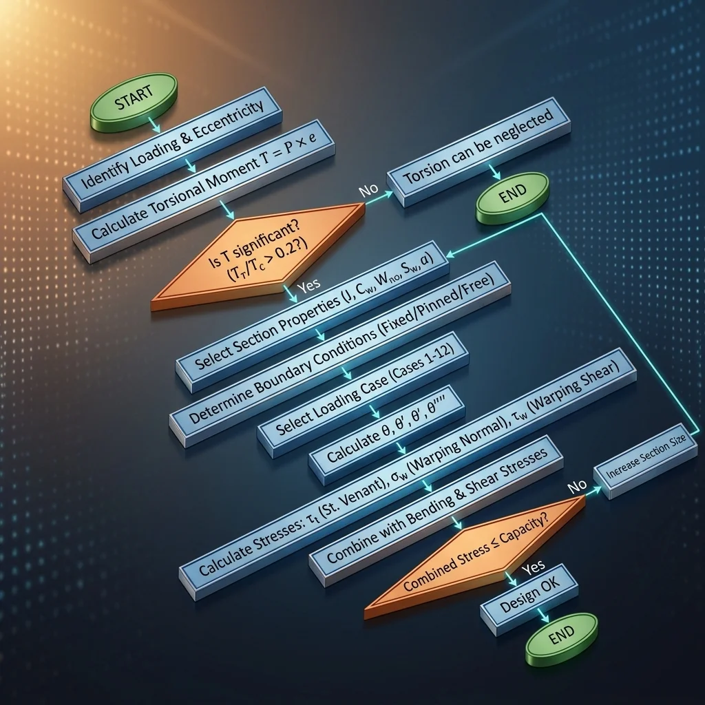 Figure 1. The torsion design procedure.